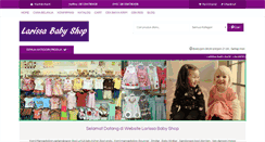 Desktop Screenshot of larissababyshop.com